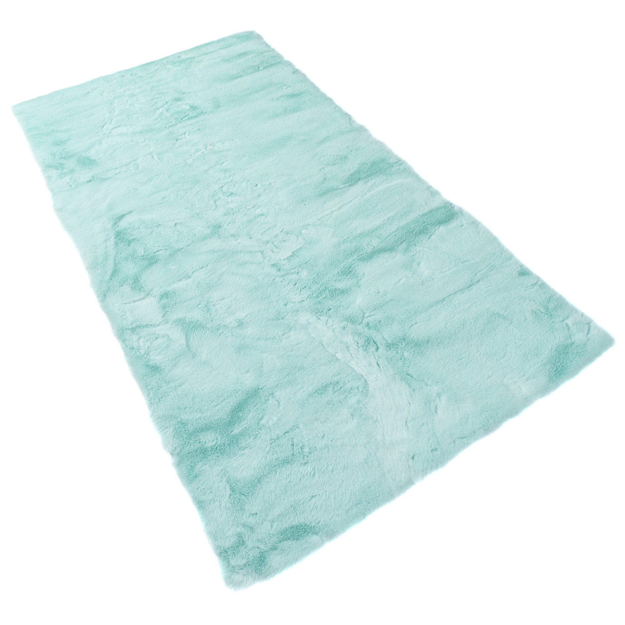 Covor Rabbit Area Rug Plush Chemex RABBIT FUR MINT verde 80x150