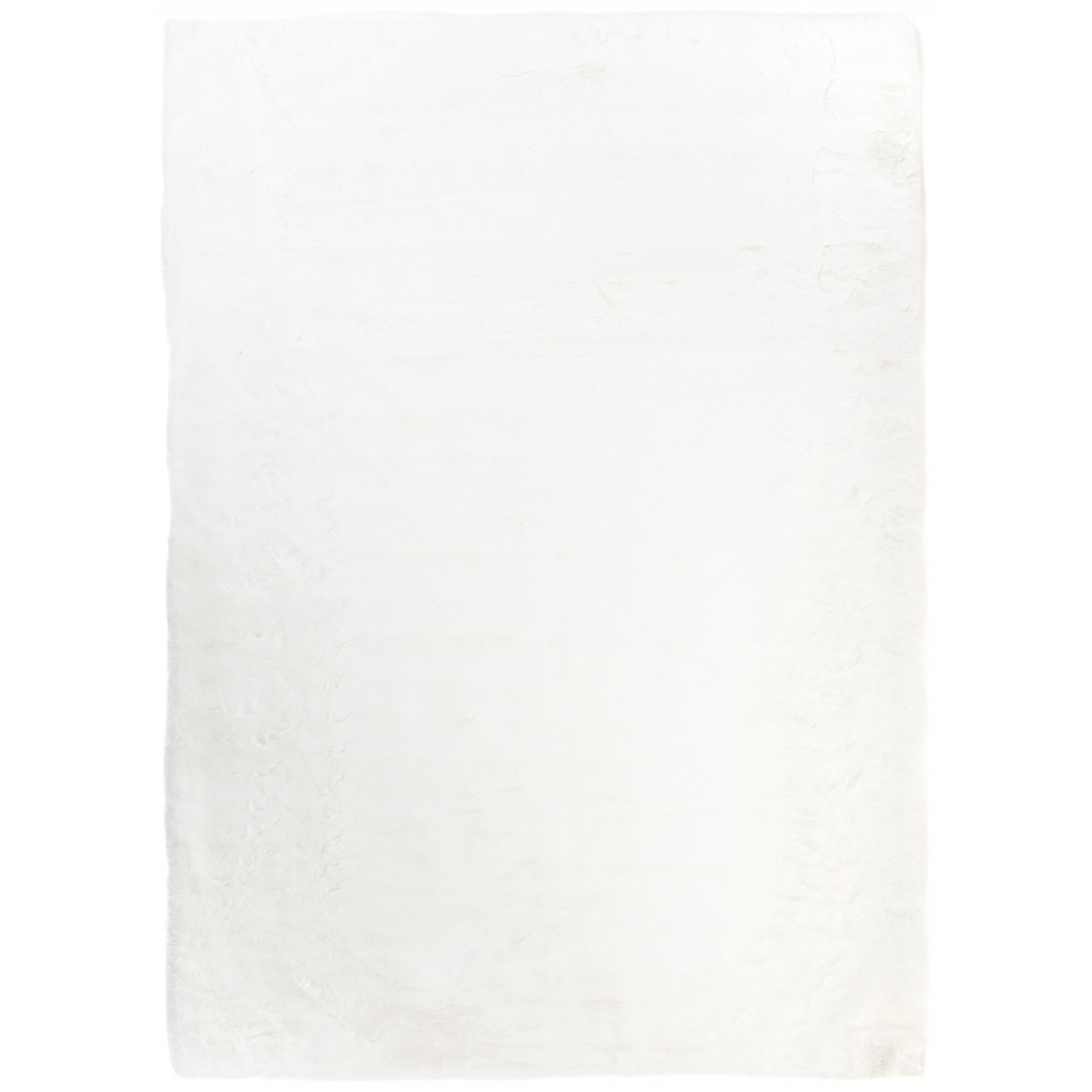 Covor Rabbit Area Rug Plush Chemex RABBIT FUR alb 120x170