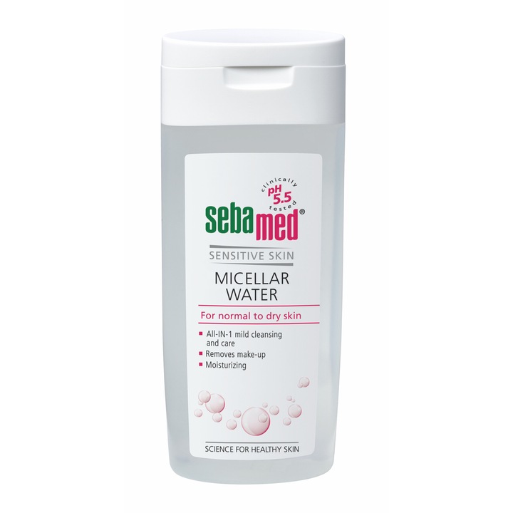 Apa micelara Sebamed pentru ten normal si uscat, 200 ml
