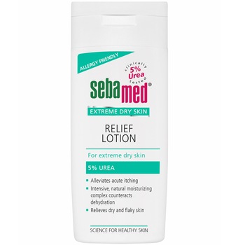 Lotiune dermatologica cu 5% uree Sebamed pentru piele foarte uscata, 200 ml Lotiune dermatologica cu 5% uree Sebamed pentru piele foarte uscata, 200 ml