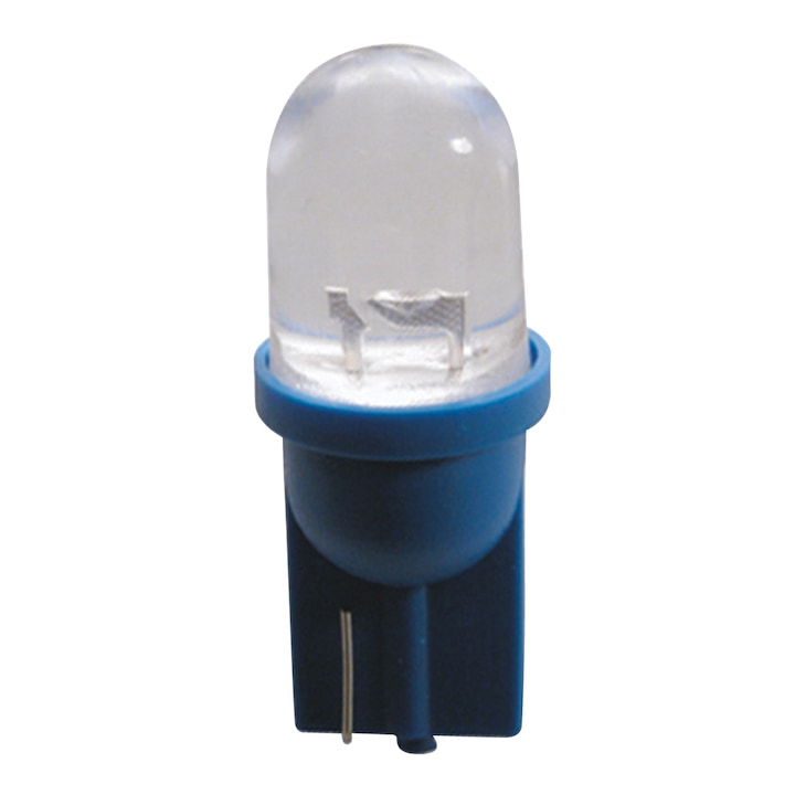 Carpoint 12V 5W T10 W2,1x9,5d műanyag foglalatos LED-égő 2db - Kék fókuszált
