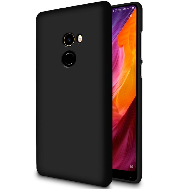 Husa ultra-subtire de protectie pentru Xiaomi Mi Mix 2 , United Case, TPU, Negru mat