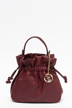 Antonia Moretti, Geanta bucket de piele, Violet pruna Antonia Moretti, Geanta bucket de piele, Violet pruna