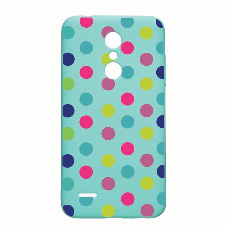 Калъф за LG K11 / K11 Plus / K10 2018, Цвят на точки, Устойчив на износване, Противоплъзгащ се, Премиум силикон, Мента, M61