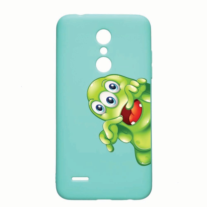 LG K11 / K11 Plus / K10 2018 Green Monster Устойчив на износване противоплъзгащ премиум силиконов калъф Mint M60