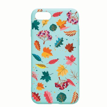 Husa Apple iPhone SE 2 / iPhone 7 / iPhone 8, Feathers, rezistenta la uzura, anti-alunecare, din silicon Premium, Mint, M99 Husa Apple iPhone SE 2 / iPhone 7 / iPhone 8, Feathers, rezistenta la uzura, anti-alunecare, din silicon Premium, Mint, M99