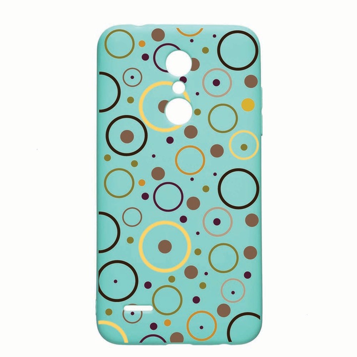 LG K11 / K11 Plus / K10 2018, кръгли, устойчив на износване, противоплъзгащ се, премиум силиконов калъф, мента, M147