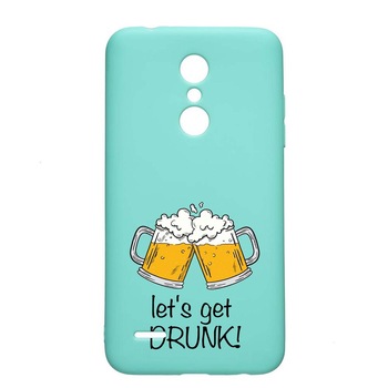 Husa LG K11 / K11 Plus / K10 2018, Lets Get Drunk, rezistenta la uzura, anti-alunecare, din silicon Premium, Mint, M170 Husa LG K11 / K11 Plus / K10 2018, Lets Get Drunk, rezistenta la uzura, anti-alunecare, din silicon Premium, Mint, M170