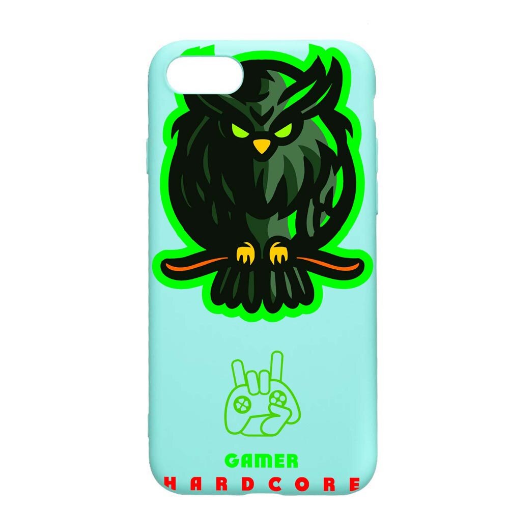 Husa Apple iPhone SE 2 / iPhone 7 / iPhone 8, Gamers, Hardcore, rezistenta la uzura, anti-alunecare, din silicon Premium, Mint, M288