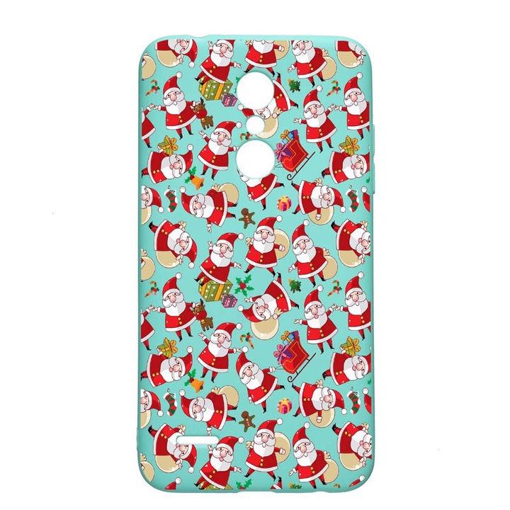 LG K11 / K11 Plus / K10 2018 Xmas Wear Resistant Anti-Slip Premium Silicone Case Mint M315