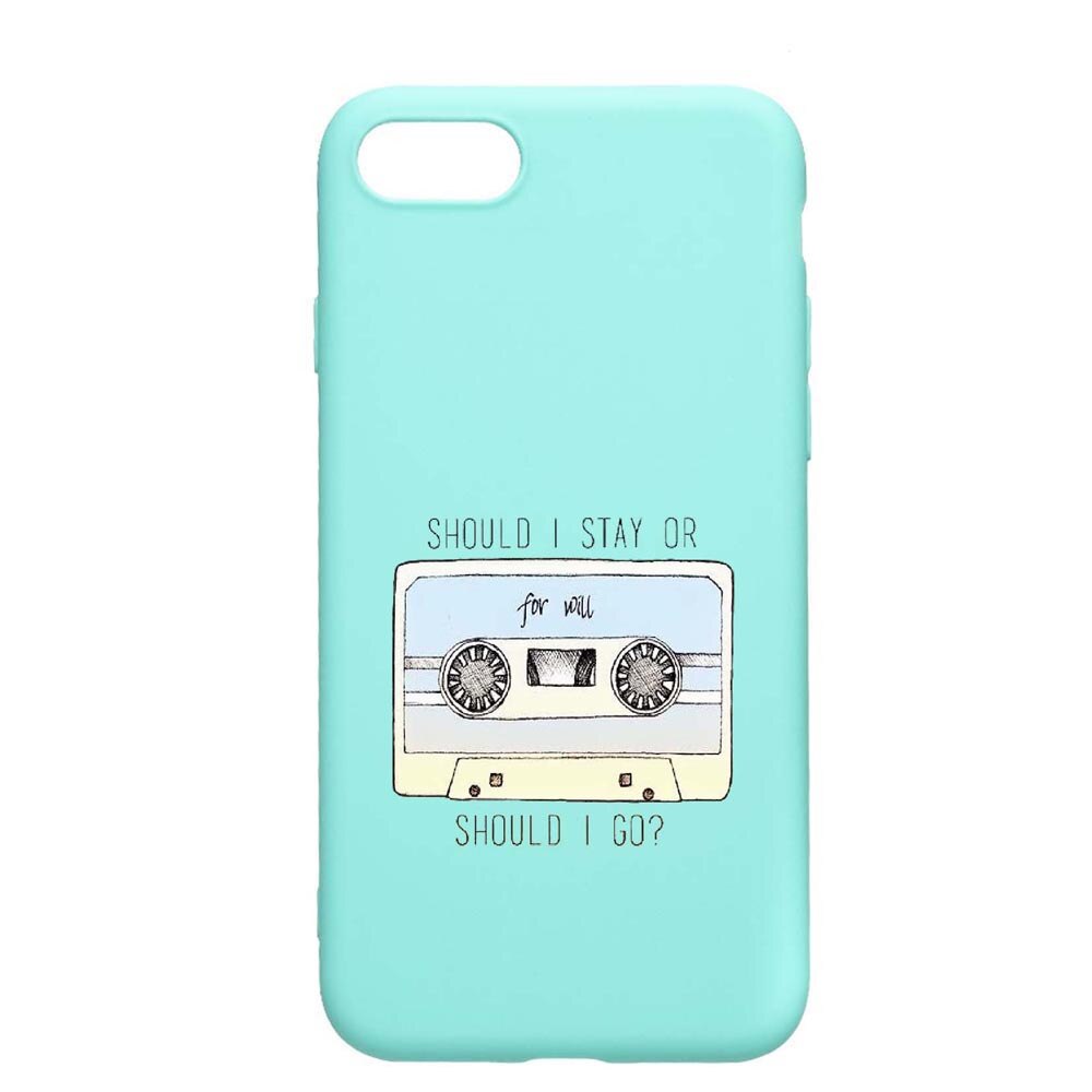 Husa Apple iPhone SE 2 / iPhone 7 / iPhone 8, Stranger Things, rezistenta la uzura, anti-alunecare, din silicon Premium, Mint, M305