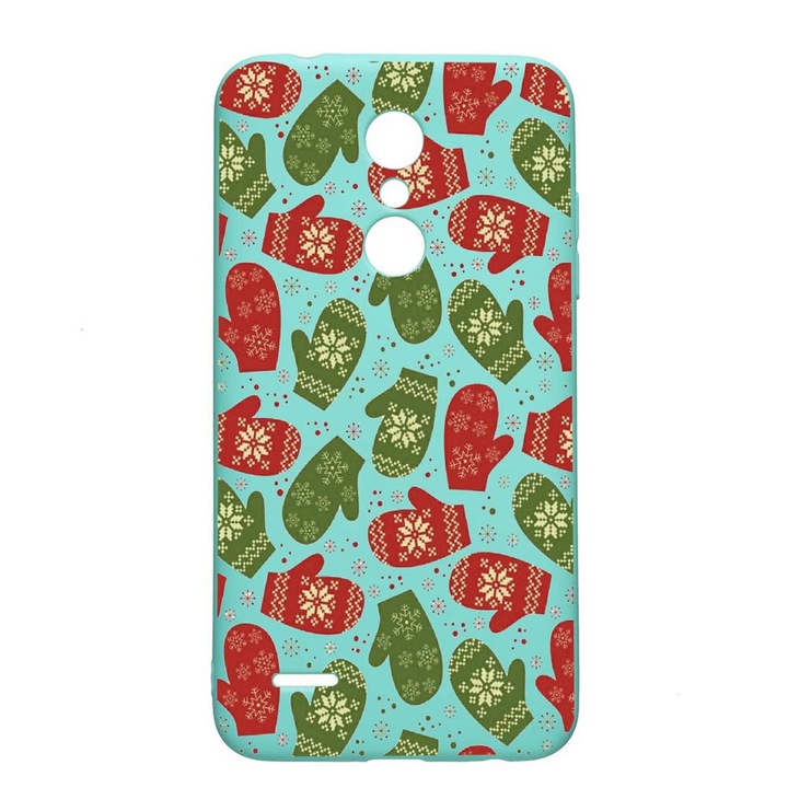 LG K11 / K11 Plus / K10 2018, зимен, устойчив на износване, противоплъзгащ се, премиум силиконов калъф, мента, M352