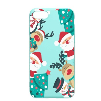 Husa Apple iPhone SE 2 / iPhone 7 / iPhone 8, Xmas, rezistenta la uzura, anti-alunecare, din silicon Premium, Mint, M338 Husa Apple iPhone SE 2 / iPhone 7 / iPhone 8, Xmas, rezistenta la uzura, anti-alunecare, din silicon Premium, Mint, M338