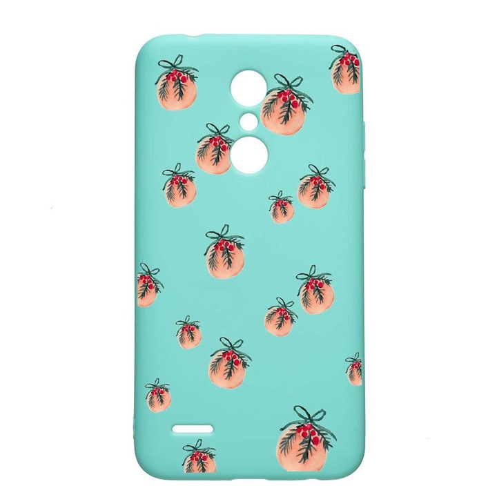 LG K11 / K11 Plus / K10 2018 Xmas Устойчив на износване противоплъзгащ премиум силиконов калъф Mint M339