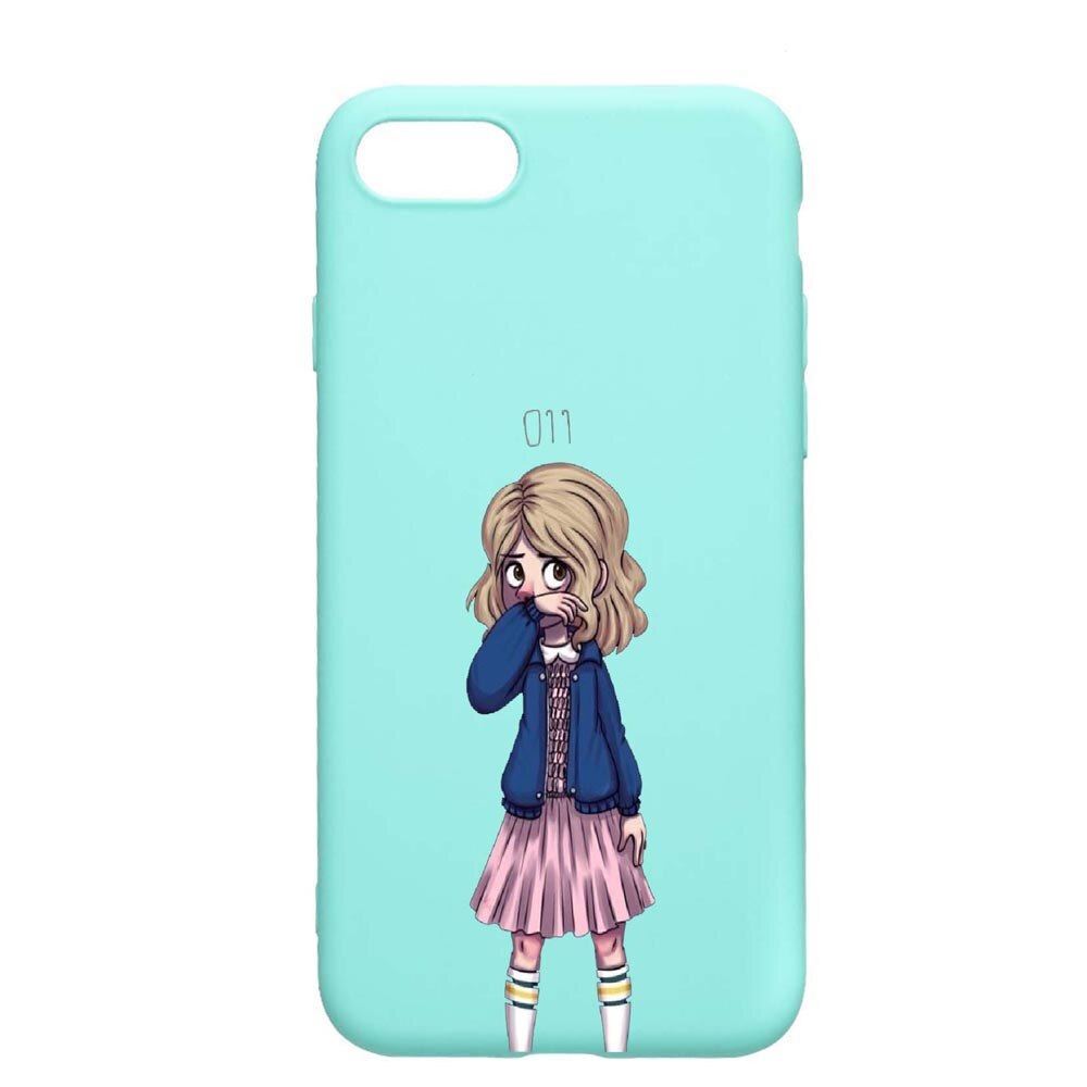 Husa Apple iPhone SE 2 / iPhone 7 / iPhone 8, Stranger Things, rezistenta la uzura, anti-alunecare, din silicon Premium, Mint, M371