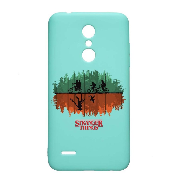 LG K11 / K11 Plus / K10 2018 Stranger Things Устойчив на износване противоплъзгащ премиум силиконов калъф Mint M279