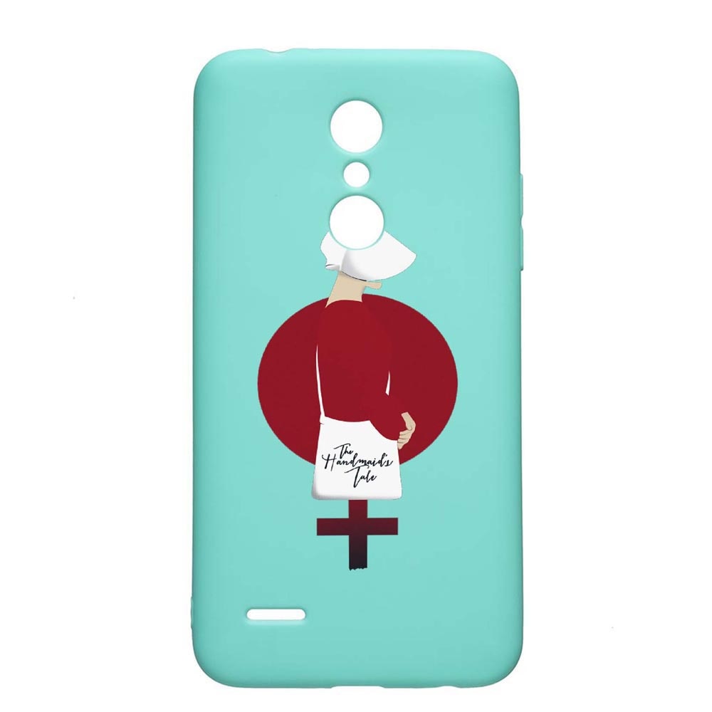 Husa LG K11 / K11 Plus / K10 2018, The Handmaid's Tale, rezistenta la uzura, anti-alunecare, din silicon Premium, Mint, M283