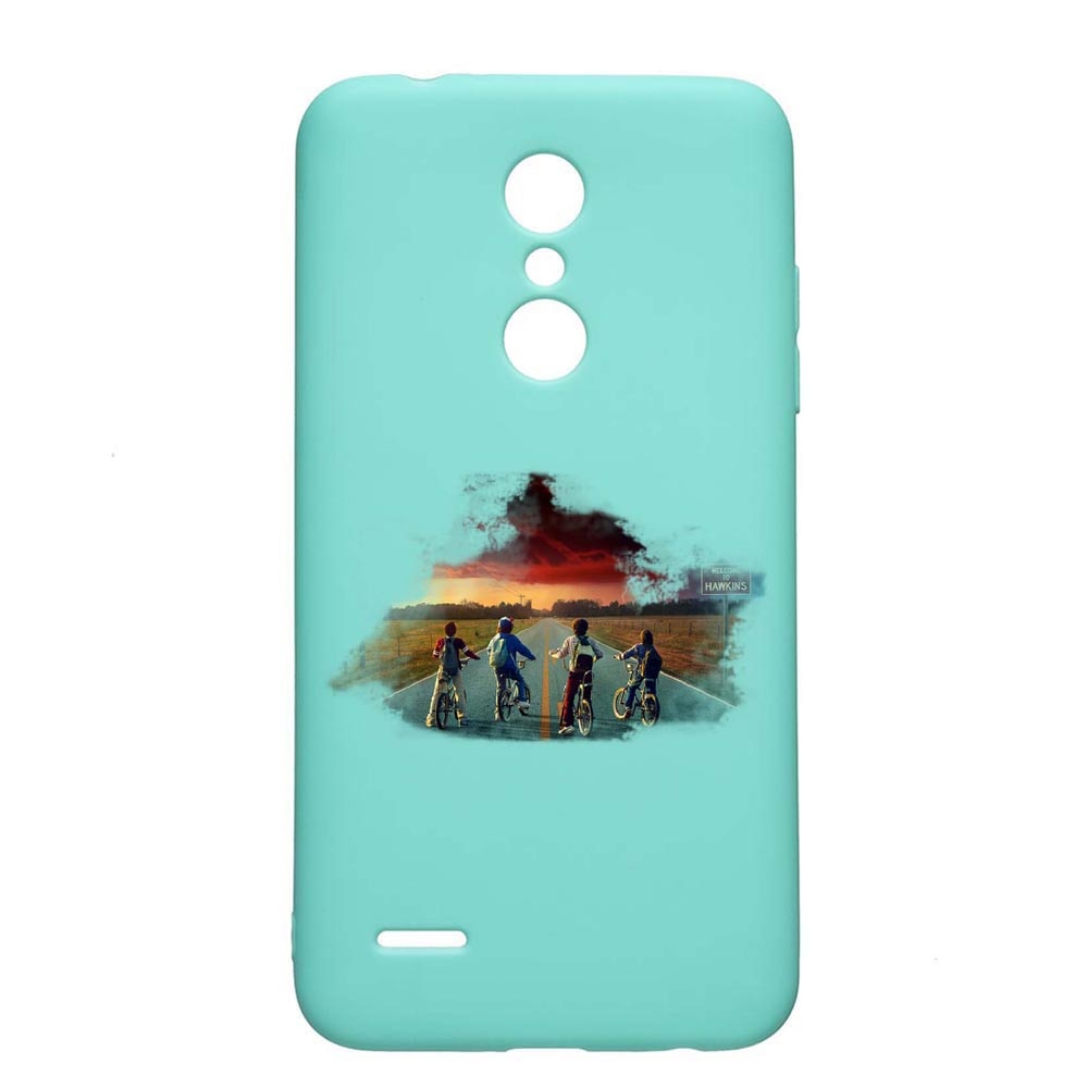 Husa LG K11 / K11 Plus / K10 2018, Stranger Things, rezistenta la uzura, anti-alunecare, din silicon Premium, Mint, M278