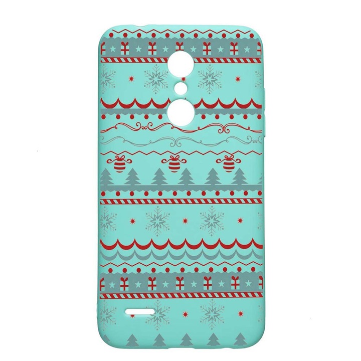 LG K11 / K11 Plus / K10 2018 Xmas Wear Resistant Anti-Slip Premium Silicone Case Mint M321