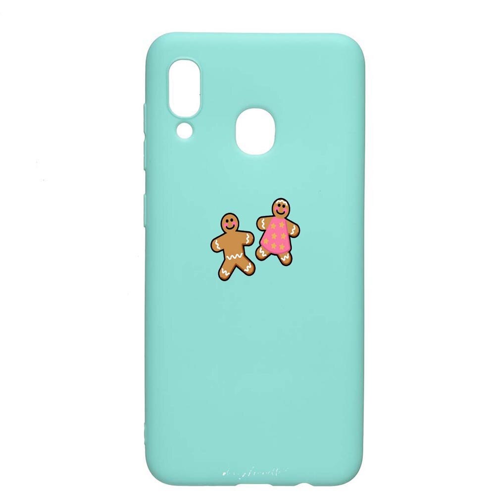 Husa Samsung Galaxy A30 / Galaxy A20, Xmas, rezistenta la uzura, anti-alunecare, din silicon Premium, Mint, M332