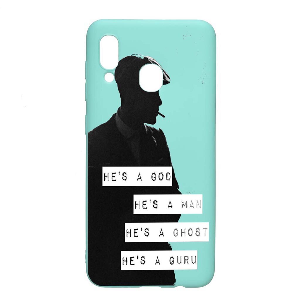 Husa Samsung Galaxy A30 / Galaxy A20, Pealy Blinders, rezistenta la uzura, anti-alunecare, din silicon Premium, Mint, M381