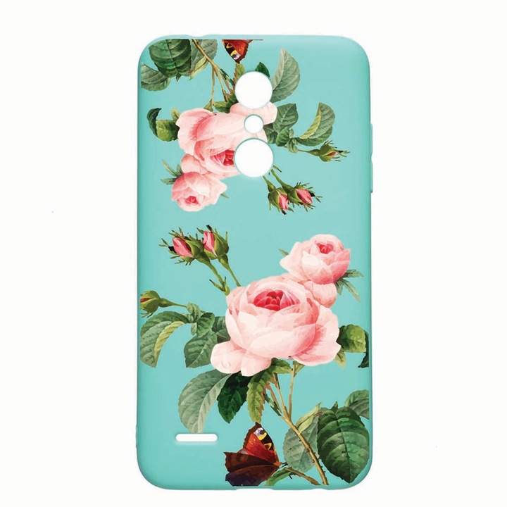 Husa LG K11 / K11 Plus / K10 2018, Rose, rezistenta la uzura, anti-alunecare, din silicon Premium, Mint, M172