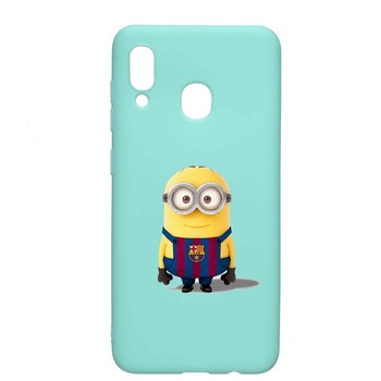 Husa Samsung Galaxy A30 / Galaxy A20, Minion Football, rezistenta la uzura, anti-alunecare, din silicon Premium, Mint, M212 Husa Samsung Galaxy A30 / Galaxy A20, Minion Football, rezistenta la uzura, anti-alunecare, din silicon Premium, Mint, M212