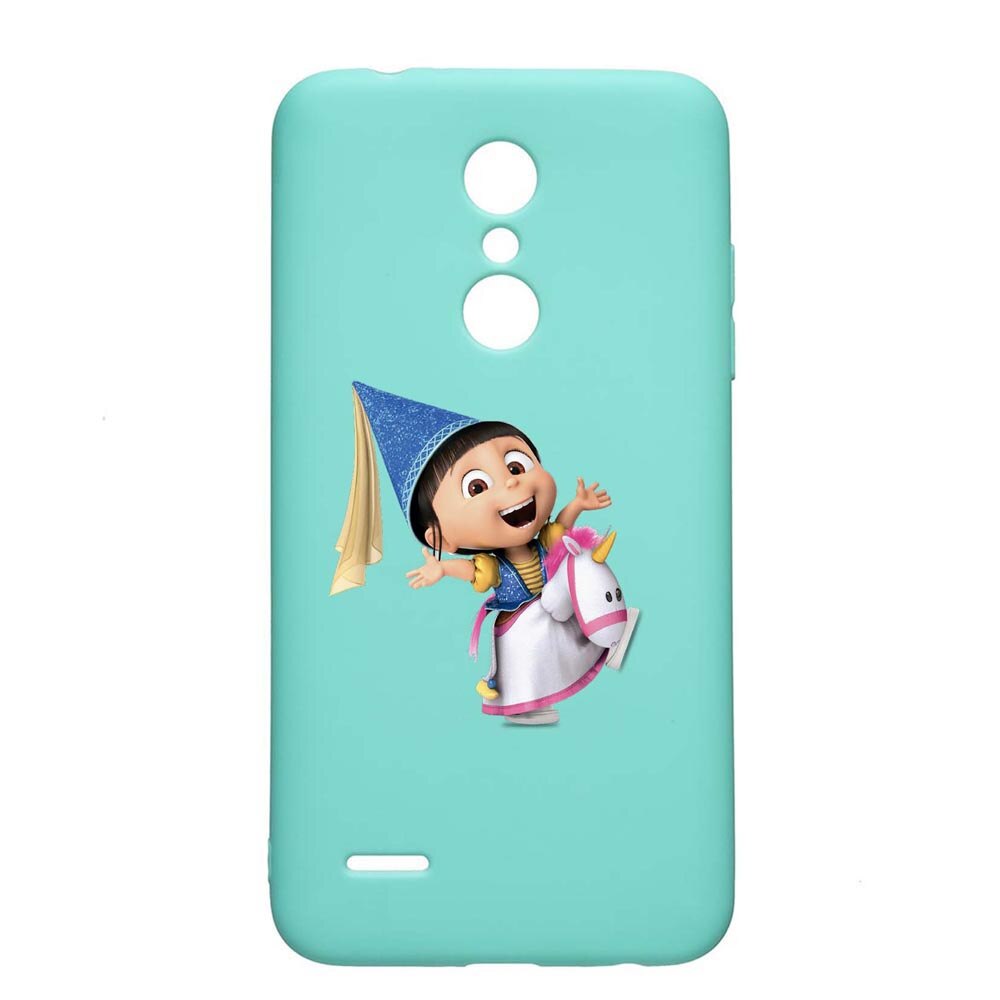 Husa LG K11 / K11 Plus / K10 2018, Despicable Me, Agnes, rezistenta la uzura, anti-alunecare, din silicon Premium, Mint, M220
