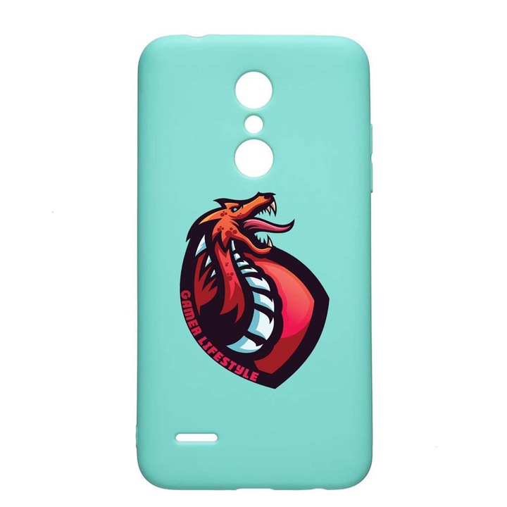 LG K11 / K11 Plus / K10 2018, Геймъри, Лайфстайл, Устойчивост на износване, Противоплъзгащ се, Премиум силиконов калъф, Мента, M289