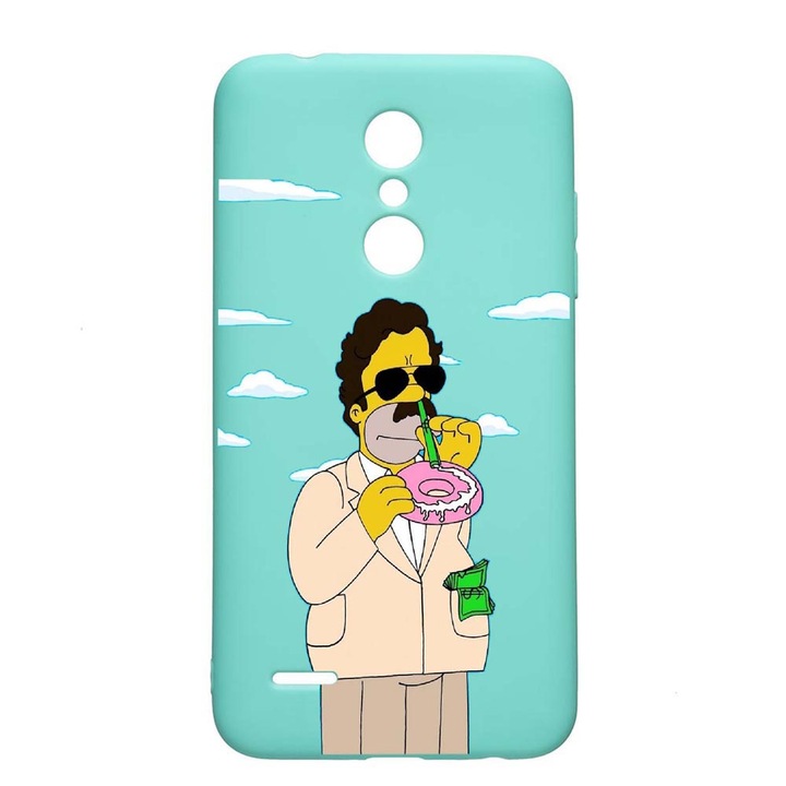 LG K11 / K11 Plus / K10 2018 Narcos - Simpsons Устойчив на износване противоплъзгащ премиум силиконов калъф Mint M440