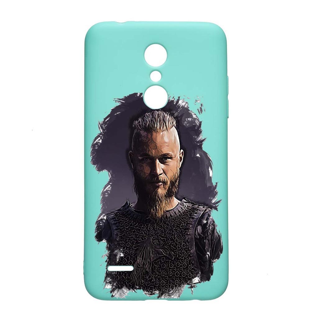 Husa LG K11 / K11 Plus / K10 2018, Vikings Ragnar Lothbrok, rezistenta la uzura, anti-alunecare, din silicon Premium, Mint, M452
