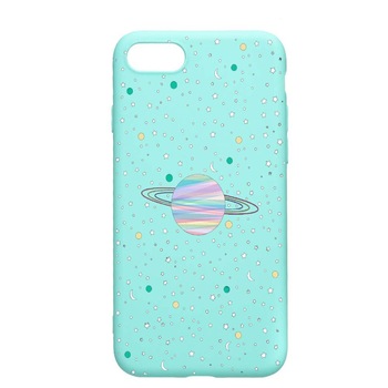 Husa Apple iPhone SE 2 / iPhone 7 / iPhone 8, Universe, rezistenta la uzura, anti-alunecare, din silicon Premium, Mint, M468 Husa Apple iPhone SE 2 / iPhone 7 / iPhone 8, Universe, rezistenta la uzura, anti-alunecare, din silicon Premium, Mint, M468