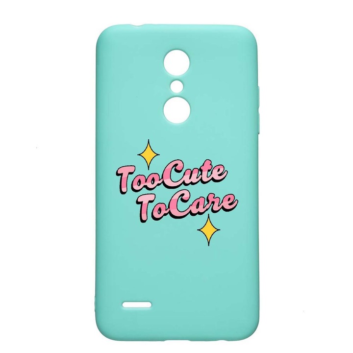 LG K11 / K11 Plus / K10 2018, твърде сладък, устойчив на износване, противоплъзгащ се, премиум силиконов калъф, мента, M488