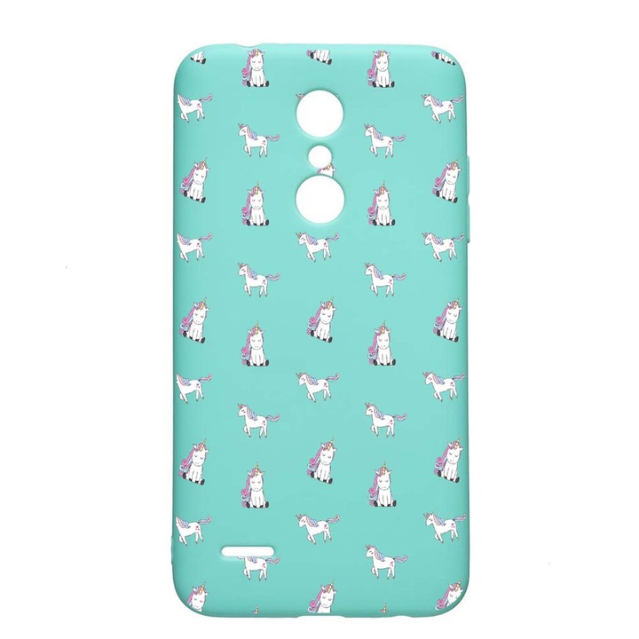 LG K11 / K11 Plus / K10 2018 Еднорог Устойчив на износване противоплъзгащ премиум силиконов калъф Mint M522