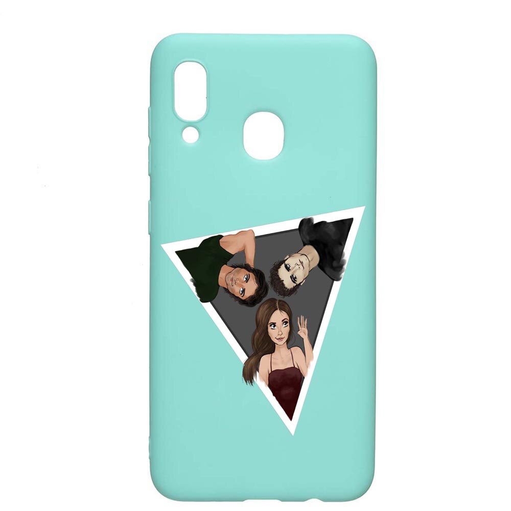 Husa Samsung Galaxy A30 / Galaxy A20, Vampire Diaries, rezistenta la uzura, anti-alunecare, din silicon Premium, Mint, M577
