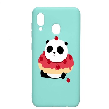 Husa Samsung Galaxy A30 / Galaxy A20, Sweet Panda, rezistenta la uzura, anti-alunecare, din silicon Premium, Mint, M585 Husa Samsung Galaxy A30 / Galaxy A20, Sweet Panda, rezistenta la uzura, anti-alunecare, din silicon Premium, Mint, M585