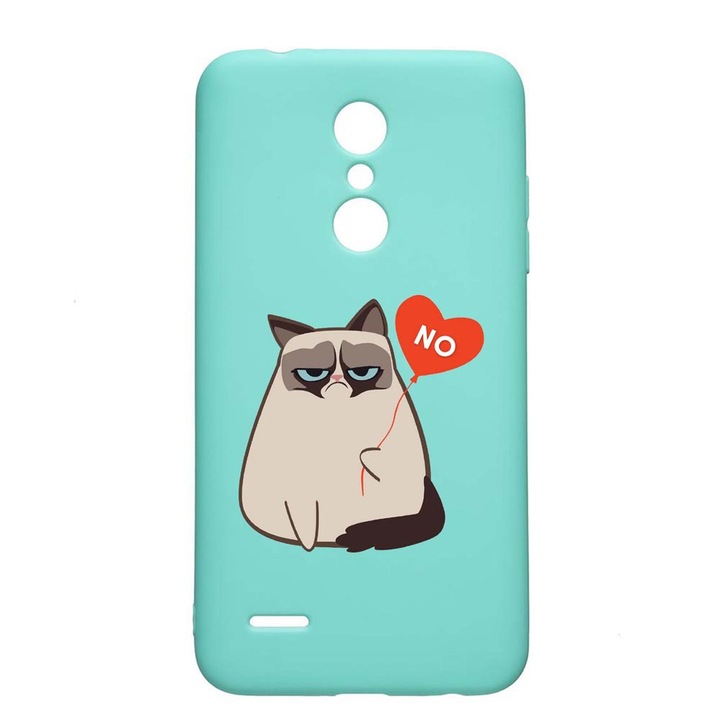 LG K11 / K11 Plus / K10 2018, Meme - Gumpy, Устойчив на износване, Противоплъзгащ се, Премиум силиконов калъф, Мента, M657