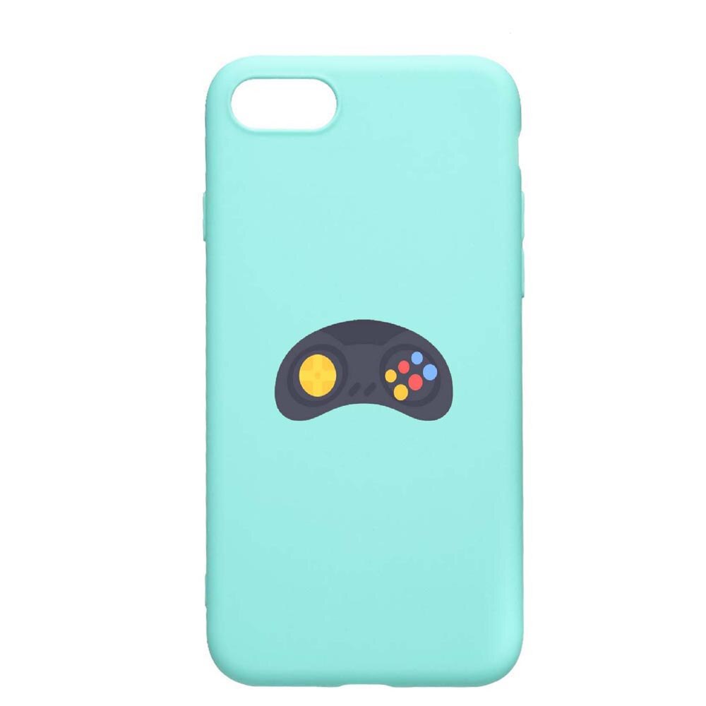 Husa Apple iPhone SE 2 / iPhone 7 / iPhone 8, Gamer - Xbox, rezistenta la uzura, anti-alunecare, din silicon Premium, Mint, M672