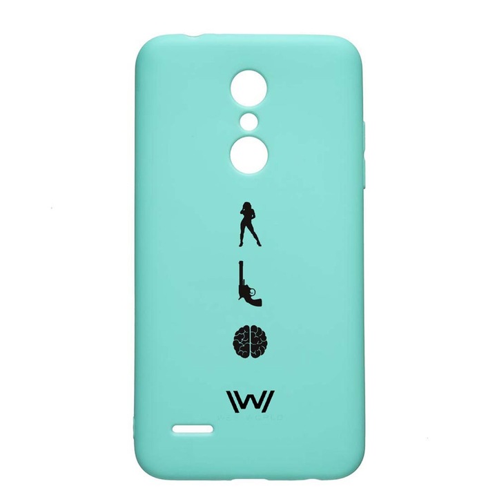 Husa LG K11 / K11 Plus / K10 2018, Westworld, Movie, rezistenta la uzura, anti-alunecare, din silicon Premium, Mint, M675