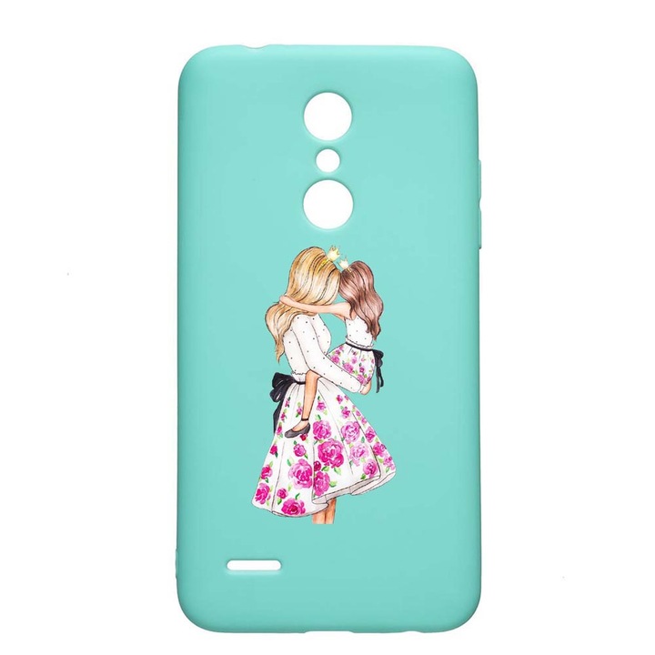 LG K11 / K11 Plus / K10 2018 Mommy's Girl Устойчив на износване противоплъзгащ премиум силиконов калъф Mint M554
