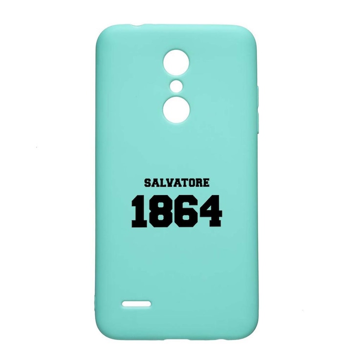 LG K11 / K11 Plus / K10 2018, Дневниците на вампира - Салваторе 1864, Устойчив на износване, Противоплъзгащ се, Премиум силиконов калъф, Мента, M582