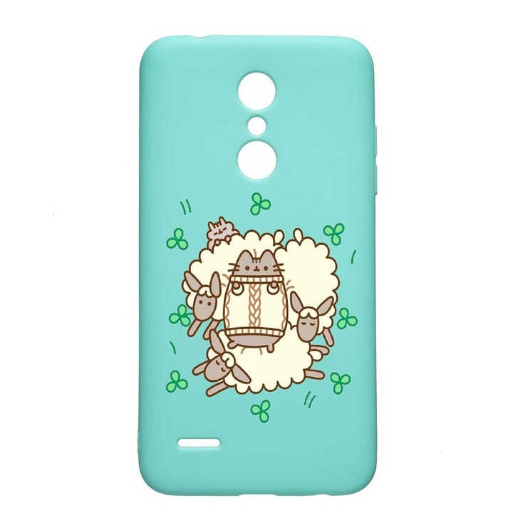 LG K11 / K11 Plus / K10 2018 Rabbits Lambs Устойчив на износване противоплъзгащ премиум силиконов калъф Mint M692