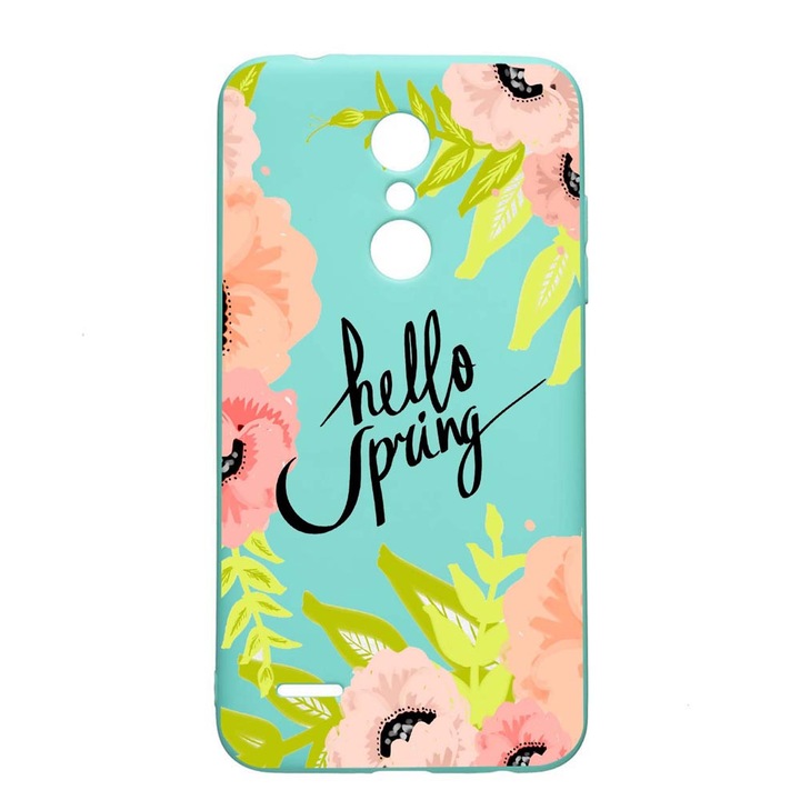 LG K11 / K11 Plus / K10 2018 Hello Spring Устойчив на износване противоплъзгащ премиум силиконов калъф Mint M685