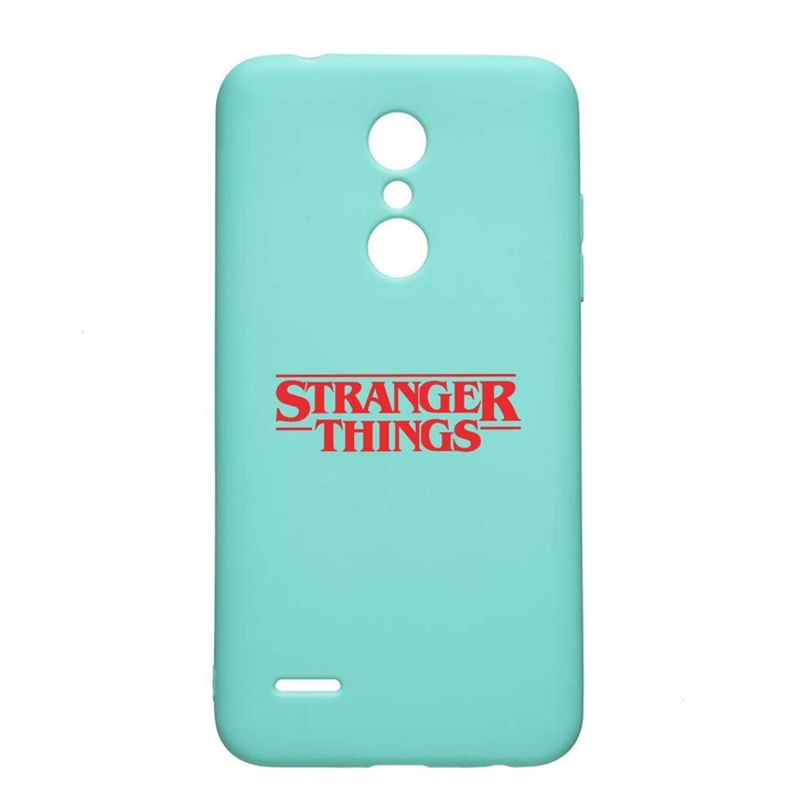 Husa LG K11 / K11 Plus / K10 2018, Stranger Things, rezistenta la uzura, anti-alunecare, din silicon Premium, Mint, M721