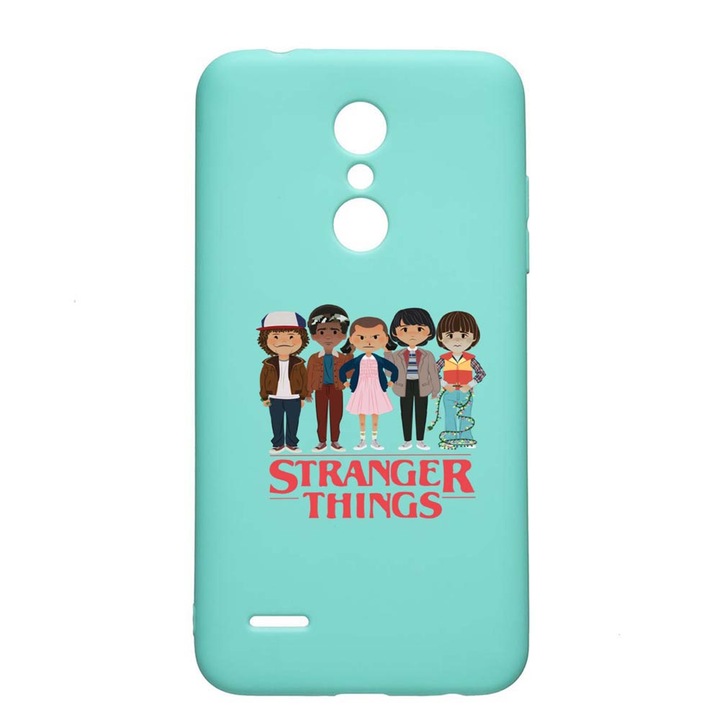 LG K11 / K11 Plus / K10 2018 Stranger Things Устойчив на износване противоплъзгащ премиум силиконов калъф Mint M722