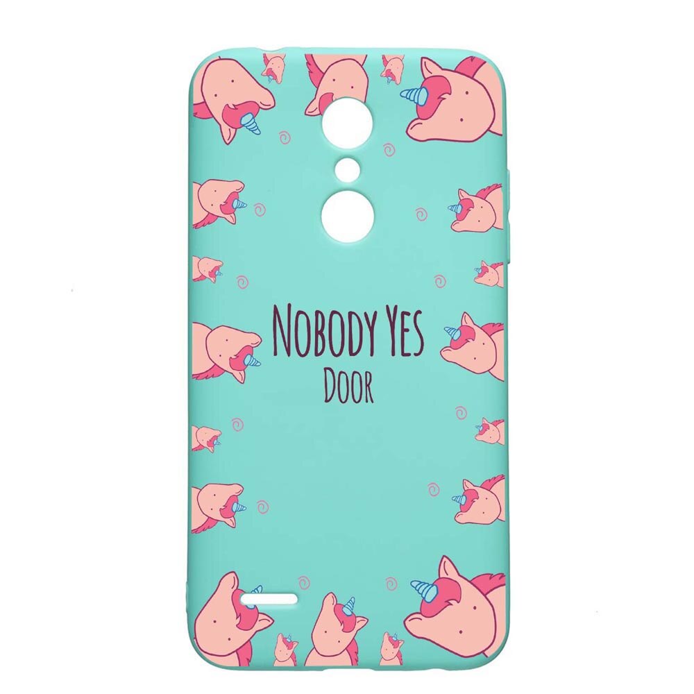 Husa LG K11 / K11 Plus / K10 2018, Unicorn - Nobody yes, rezistenta la uzura, anti-alunecare, din silicon Premium, Mint, M523