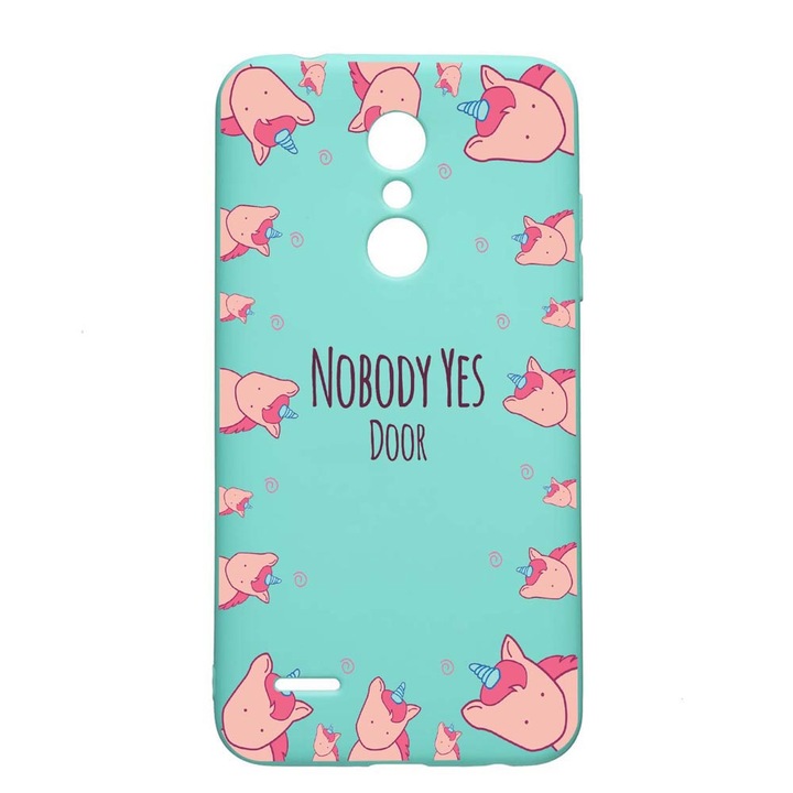 Калъф LG K11 / K11 Plus / K10 2018, Unicorn - Nobody yes, устойчивост на износване, противоплъзгащ се, премиум силикон, Mint, M523