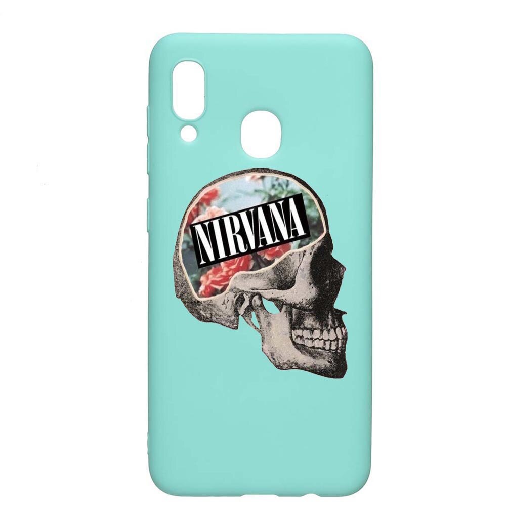 Husa Samsung Galaxy A30 / Galaxy A20, Nirvana, rezistenta la uzura, anti-alunecare, din silicon Premium, Mint, M535