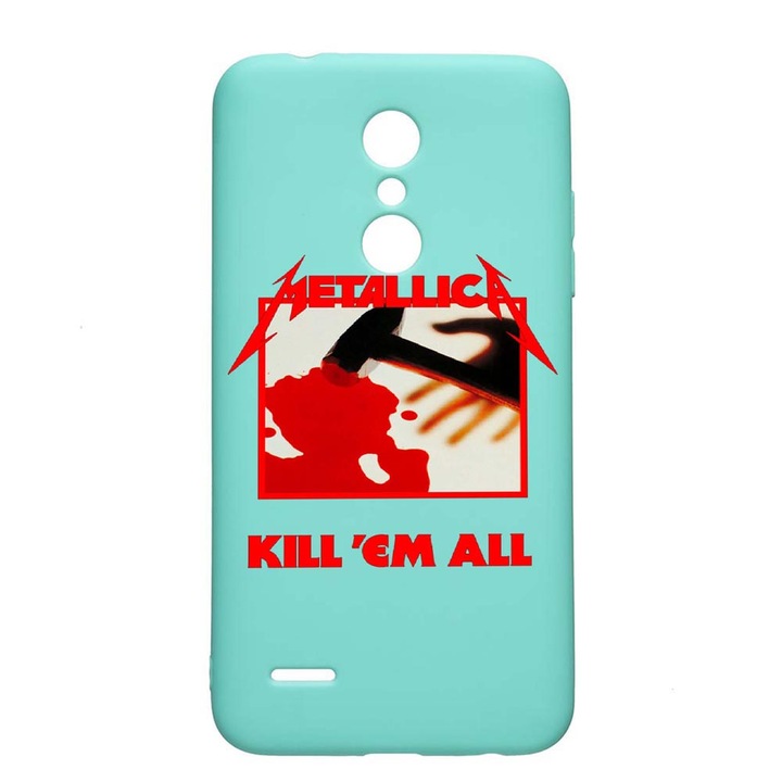 LG K11 / K11 Plus / K10 2018 Metallica Устойчив на износване противоплъзгащ премиум силиконов калъф Mint M543