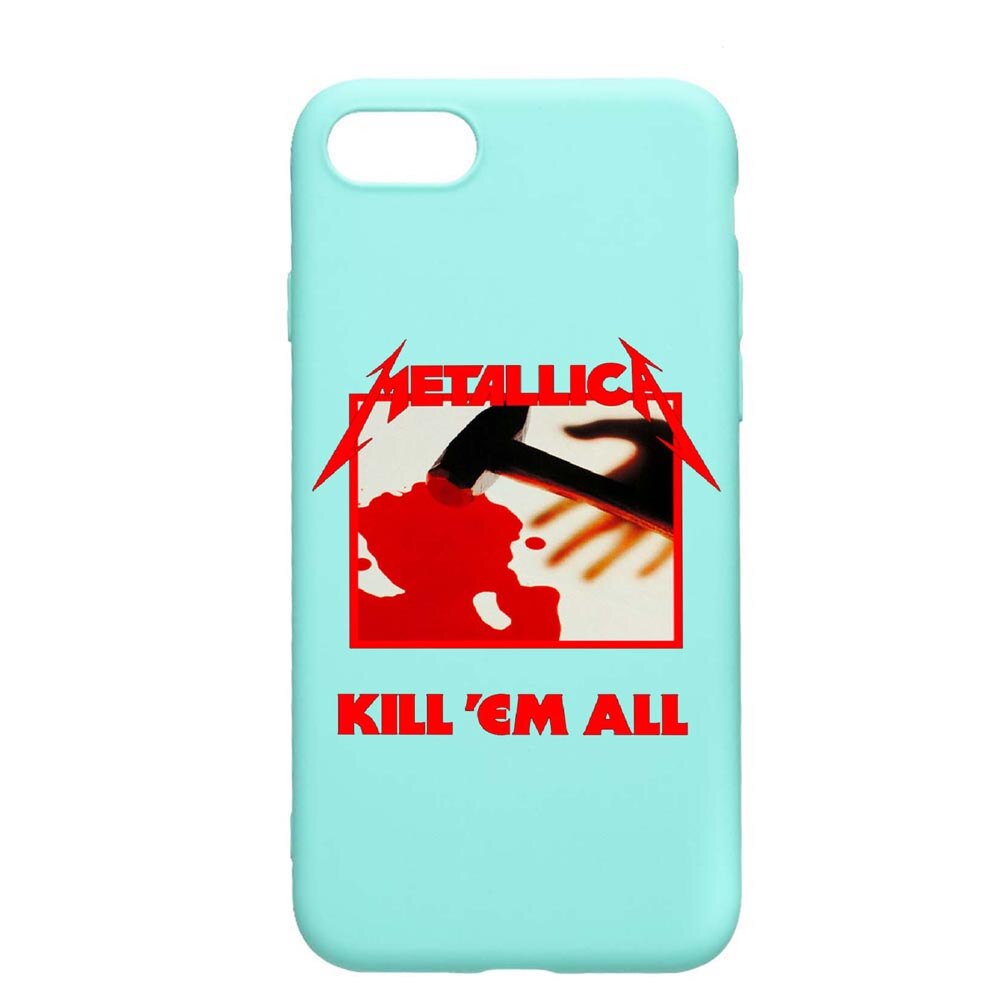 Husa Apple iPhone SE 2 / iPhone 7 / iPhone 8, Metallica, rezistenta la uzura, anti-alunecare, din silicon Premium, Mint, M543